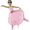 Grabo 42 Inch Pink Ballerina Girl Foil Balloon