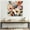 White, variant on Kate and Laurel Sylvie Garden Bloom Abstract Bouquet I Framed Canvas Wall Art by The Creative Bunch Studio 30 x 30 Bronze, Contemporary, Abstract, Flowers, Nature Art for Wall Decor, Living Room