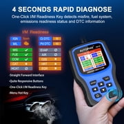 Autophix OM129 OBD2 Scanner Car Code Reader Battery Test Engine Code Reader Automotive Diagnostic Scan Tool OBD Scanner Automotive Scanner Read Code Clear Code Scan for EOBD OBD2 Cars after 1996