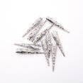 thumbnail image 1 of Iron Filigree Bead Caps Cone Platinum 41.5x7.5mm Hole: 1.2mm Inner Size: 7.5mm 27pcs/bag, 1 of 2