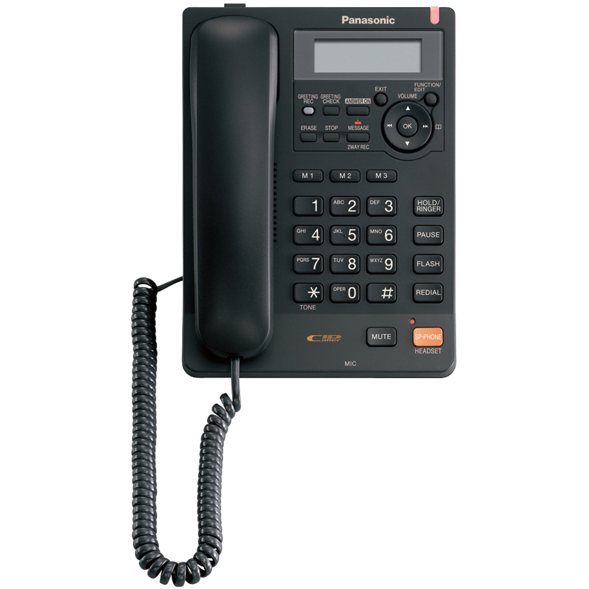PANASONIC KXTS620B SingleLine Corded Integrated Telephone System with