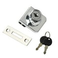 thumbnail image 2 of Showcase Cabinet Sliding Latch Display Showcase Lock, No Need Drill 35x32mm B, 2 of 10