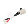 thumbnail image 1 of DC Power Jack Connector, Small DC Power Jack Socket Damage Resistant Replacement With Cable Harness For   13 7347 7348 7352 P57G 11 3000 Series Jack, 1 of 8