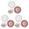 thumbnail image 3 of Guardoinrt 2pieces Easy To Clean Hair Stopper With Four Suction Cups For Stable Fixation White+Pink 3Set, 3 of 6