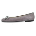 thumbnail image 2 of YDN Women Classic Bowknot Round Closed Toe Ballet Flats Slip On Pumps Low Heel Simple Dressy Casual Soft Shoes Size 7 Gray, 2 of 4