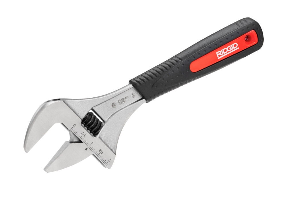 Ridgid 10 Inch Super Wide Capacity Slim Jaw Adjustable Wrench