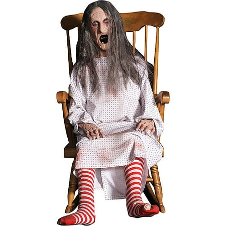 Animated Rocking Spooky Granny