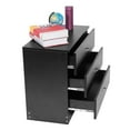 thumbnail image 4 of Zimtown Wooden 3 Drawer Bedroom Furniture Nightstand,End Side Table Storage Stand Cabinet for Bedroom,Black, 4 of 11