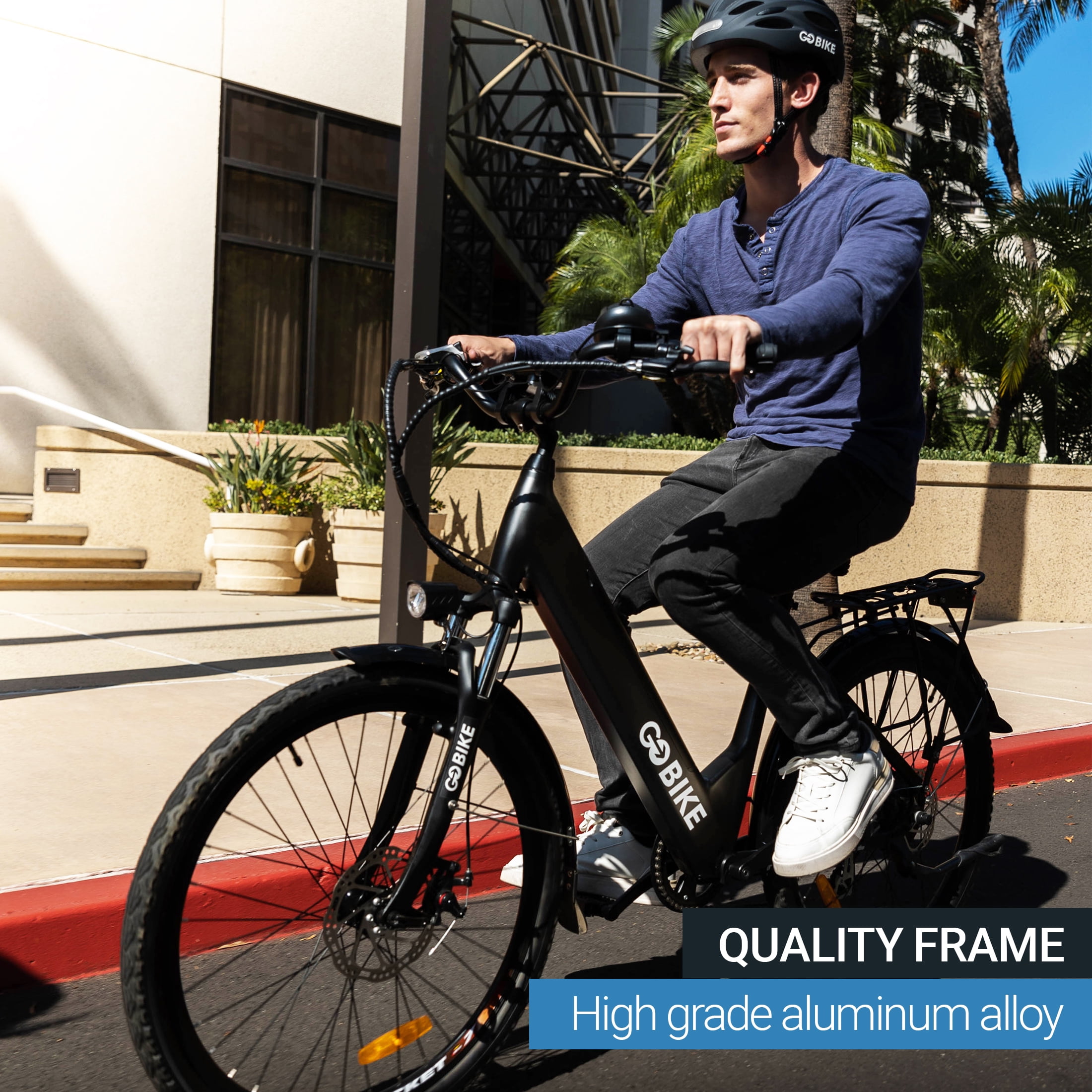 GOBIKE Soleil Electric Bike, Electric Bicycle for Adults, Up to 30 Miles Range, 330 lbs Weight Capacity