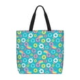 thumbnail image 1 of Balery Donut Bolsa de Mano para Mujeres con Cremallera, Bolsa de Gimnasio con Compartimentos, Bolsa para Laptop, Bolsa para Trabajo, 1 of 7