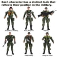 thumbnail image 4 of US Army Men and SWAT Team Toy Soldiers Action Figures with Military Weapons Accessories for Kids Boys Girls,12Pcs, 4 of 5