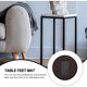 thumbnail image 3 of NUOLUX 5Ud Tapones Para De Muebles En Fieltro Negro Para Sillas Y Sofás Sin Ruido, 3 of 6