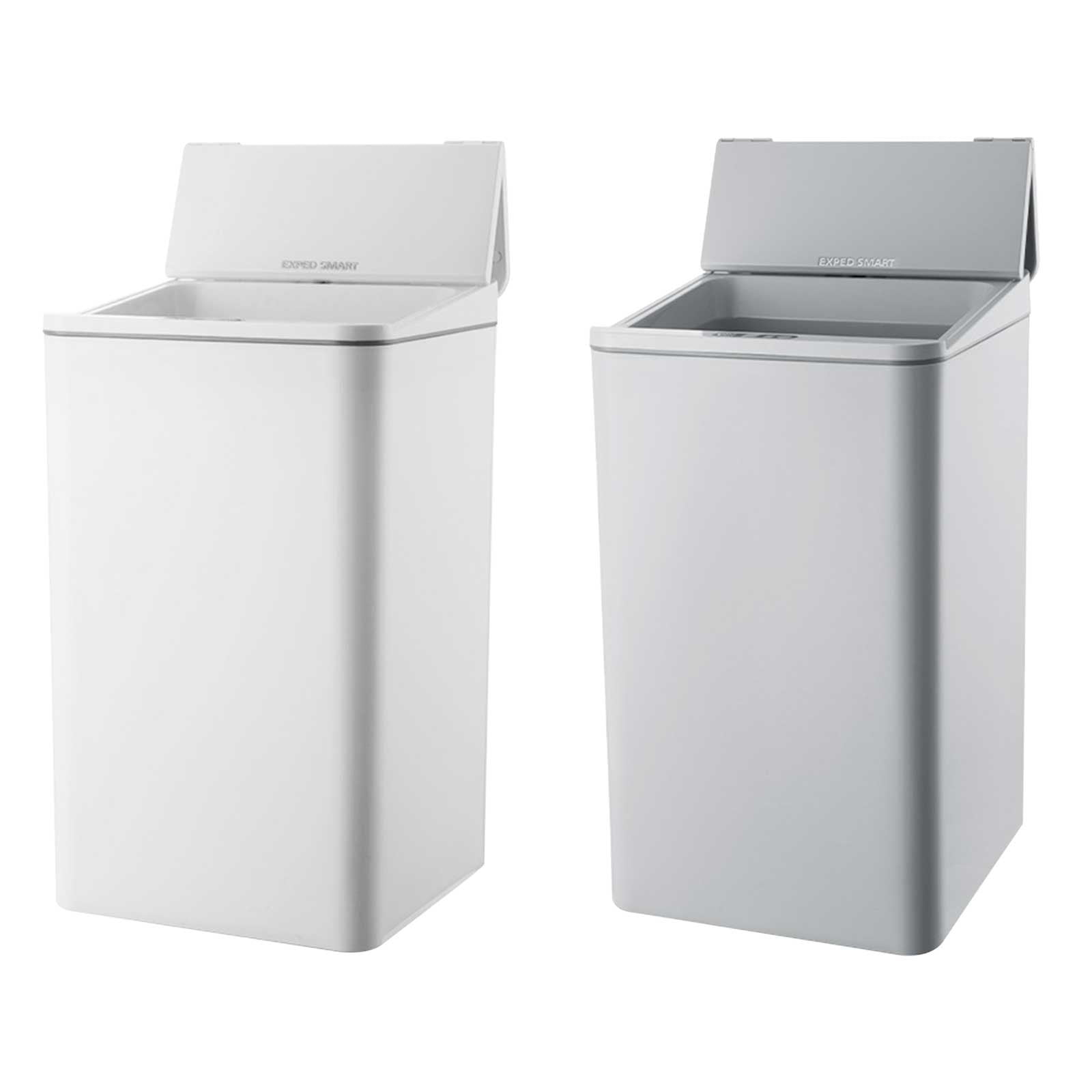 GFHFHITJ Automatic Trash Can 12L Bathroom Touchsless Motion Sensor Small Garbage Can with Lid Smart Electric Plastic Garbage Bin for Living Room Bedroom Office Kitchen