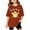 Brick Red, variant on Children Graphic T Shirt Casual Loose Fit Short Sleeve Tee With Print Comfortable Blend Top For Kids Toddler And Youth Rare Too Toddler Girl