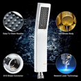 thumbnail image 3 of Brass Shower Head, High Pressure, L Style, Chrome Finish, S Size, 3 of 4