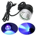 thumbnail image 4 of UV Flashlight, Handheld Ultraviolet Flashlight Kit Lightweight ABS Aluminum Rubber Stable Single Lighting Mode USB  For Anti Counterfeiting For Detection, 4 of 8