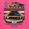 thumbnail image 6 of Wild Bobby, Mustang Powered by Ford Performance Cars and Trucks Unisex Graphic Hoodie Sweatshirt, Neon Pink, XX-Large, 6 of 6