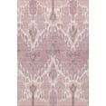 thumbnail image 3 of HomeRoots 662967 8 x 10 ft. Blush & Ivory Ikat Washable Machine Made Rectangle Area Rug with UV Protection, 3 of 9