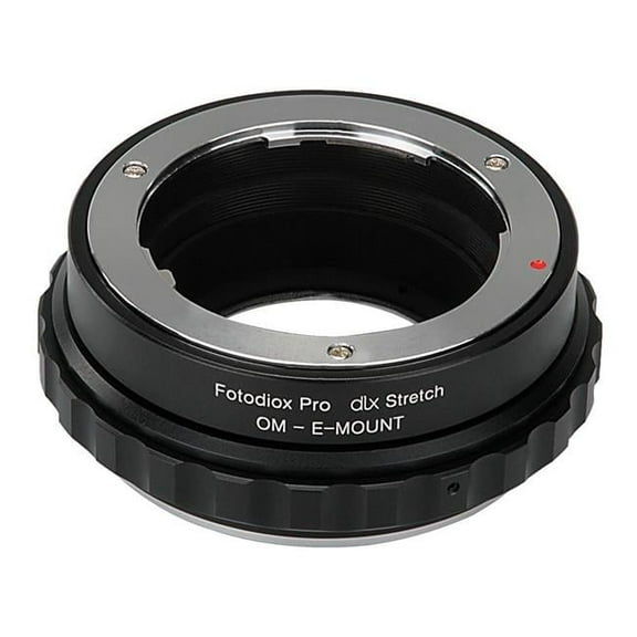 Fotodiox OM-NEX-DLX-Stretch 35 mm DLX Stretch Lens Mount Adapter for Olympus Zuiko SLR to Sony Alpha E-Mount