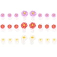 thumbnail image 1 of 24pcs Daisy Flower Silicone Toe Separators Toes Dividers Pedicures Tools, 1 of 4