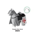 thumbnail image 4 of Caballero Medieval 8 Figuras de Bloques de Construcción – Set de Soldados Templarios y Caballos de Guerra, Juguete de Rompecabezas para Coleccionistas y Niños, 4 of 9
