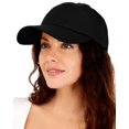thumbnail image 1 of Gorra de béisbol Lvaiz Hats, con forro satinado, no estructurada, negra, 1 of 6