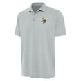 thumbnail image 2 of Men's Antigua Heather Gray Minnesota Vikings  Scheme Polo, 2 of 3
