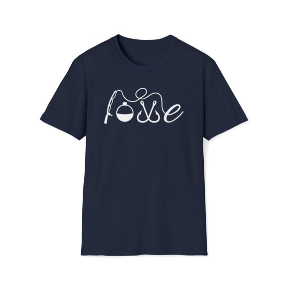 Love Fishing, Gildan Unisex Softstyle T-Shirt, State Graphic Tee, S-3XL