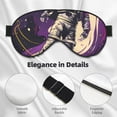 thumbnail image 4 of Salouo Astronaut Floating purple Space Pattern Sleep Mask,Sleep Eye Mask & Blindfold Eye Sleep Shade Cover with Elastic Strap Soft Eye Cover Eyeshade for Night Sleeping Travel & Nap, 4 of 7