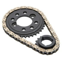 Edelbrock 7840 Performer-Link Timing Chain Set; Incl. Cam/Crank Sprocket/Chain; Fits select: 1970 BUICK GRAND SPORT, 1972-1976 BUICK ELECTRA