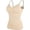 Beige, variant on Compression Body Shaper Tank Tops for Women V-Neck Shaping Cami Tummy Control Shapewear Camisole