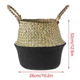 thumbnail image 3 of (Clearance) XIANXIAN Versatile Wicker Woven Flower Basket Planter for Living Room Floor Standing Storage Balcony Garden Decoration Sea Grass Basket with Handle Decorative for Organizing, Natural, 3 of 3