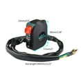 thumbnail image 5 of 12V Motorcycle Power on-off Switch Universal Right Handle Switch 22mm Handlebar, 5 of 11