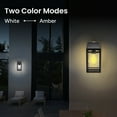 thumbnail image 4 of Techko Solar LED Wall Lantern - Amber or White Light, 4 of 11