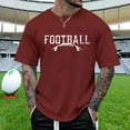 thumbnail image 2 of Sngxgn Men's T-Shirt Classic Lightweight Tee(Red,L), 2 of 4