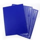 thumbnail image 5 of Injueey Estera de corte A4 duradera y confiable azul para proyectos de bricolaje Estera de corte rectangular de PVC Estera de corte A3 Suministros de escritura y corrección A4, 5 of 6