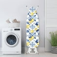 thumbnail image 3 of Kuiaobaty Ironing Board Cover with Hook and Loop Fastener Strap Lemon Leaf Pattern Green Ironing Table Cover Scorch Resistant and Stain Resistant Home & Kitchen Accessories, 3 of 5