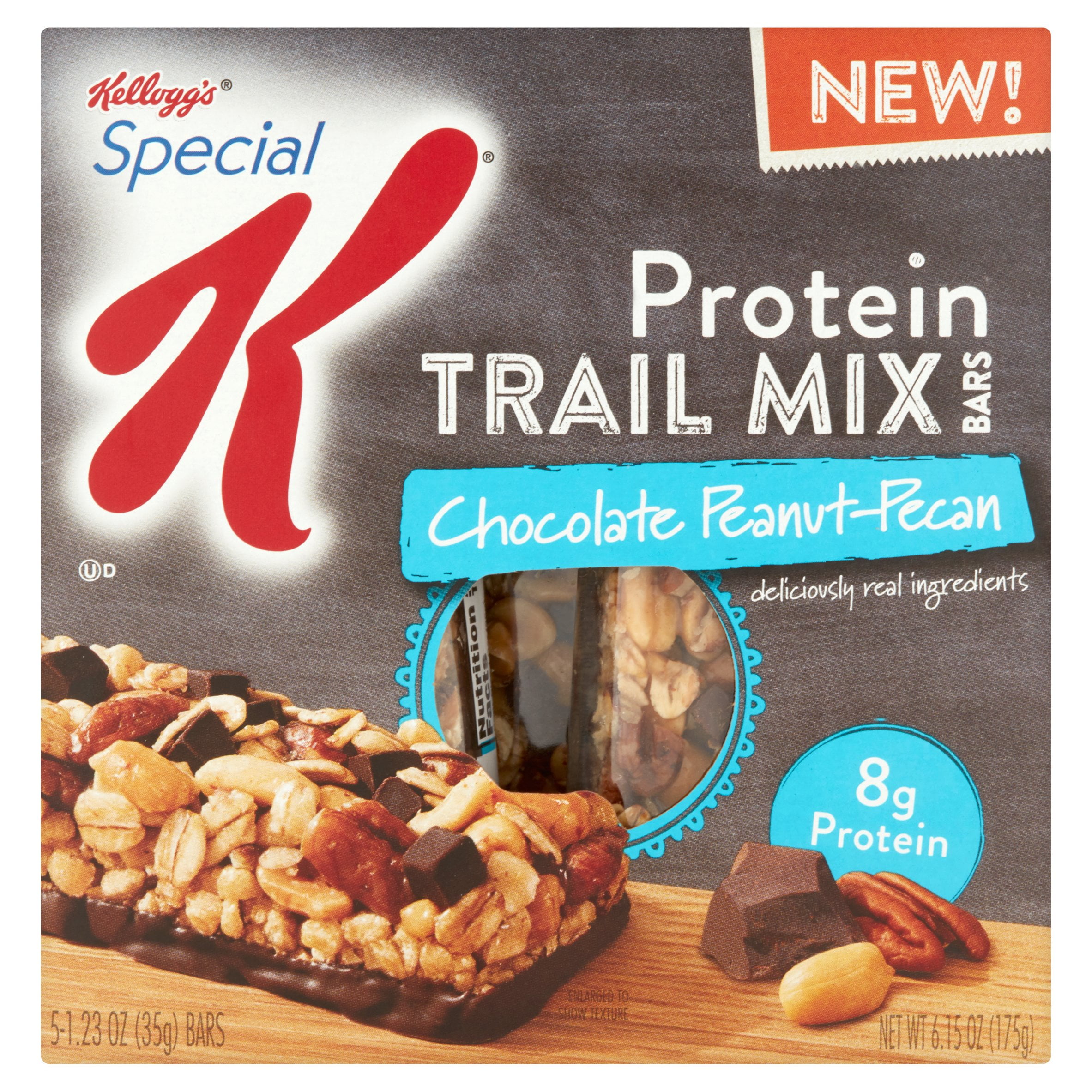 Kellogg's Special K Chocolate PeanutPecan Protein Trail Mix Bars 5 x 1