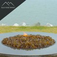 thumbnail image 4 of Blue Ridge Brand™ 1/2" Crushed Glass for Fire Pit - Fireplace and Landscaping - Amber - 10 Pound, 4 of 6