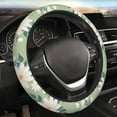 thumbnail image 5 of XMXT Warm Daisy Print Steering Wheel Cover, Elastic Non-Slip Universal Fit Car Decor Accessories Protector for Auto SUV Trucks, 5 of 8