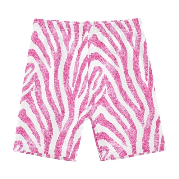 joogoo Pink Zebras Pattern Girls Lined Shorts Bike Dance Bottoms 6T