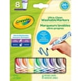 thumbnail image 1 of Crayola Ultra-Clean Washable Gumball Tip Markers, 8 Count, 1 of 3