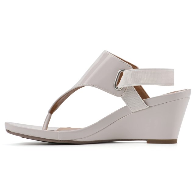 White Mountain Women's All Dres Wedge Sandal