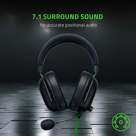 Razer - BlackShark V2 X Wired Gaming Headset for PC, PS5, PS4, Switch, Xbox X|S, and Xbox One - Black