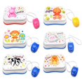 thumbnail image 3 of CHUANK Children Learning Machine with Mouse Computer Learning Education Machine Tablet Toy Gift Learning Laptop Toy for Kids  Toddlers  Boys and Girls | Computer for Aphabet ABC  Numbers, 3 of 6