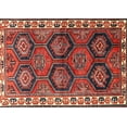 thumbnail image 1 of Ahgly Company Machine Washable Indoor Rectangle Traditional Dark Almond Brown Area Rugs, 10' x 13', 1 of 7