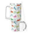 thumbnail image 2 of Sikiie Happy Easter Rabbit Insulated Stainless Water Bottle Lid Travel Mug Cup Insulated Tumblers Cup 40oz Ice Bully With Handle, 2 of 8