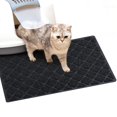 Cat Litter Mat Litter Box Mat,Litter Trapping Mat Durable PVC Pad, Easy ...