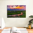 thumbnail image 3 of Elephant Stock Grand Teton Radiance Wall Art - Horizontal Canvas Wall Art - Living Room Wall Decor - Nature Canvas - Blue And Green Decor - 12" x 8", 3 of 8