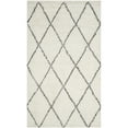 thumbnail image 2 of SAFAVIEH Kenya Devereux Geometric Plush Area Rug, Ivory/Grey, 9' x 12', 2 of 4